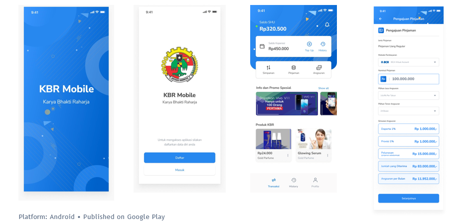 KBR Mobile – Digital Cooperative Application